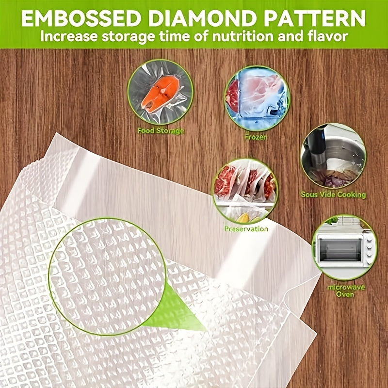 Vacuum Sealed Food Storage Bags 27.94x40.64 cm BPA-Free Pack of 100