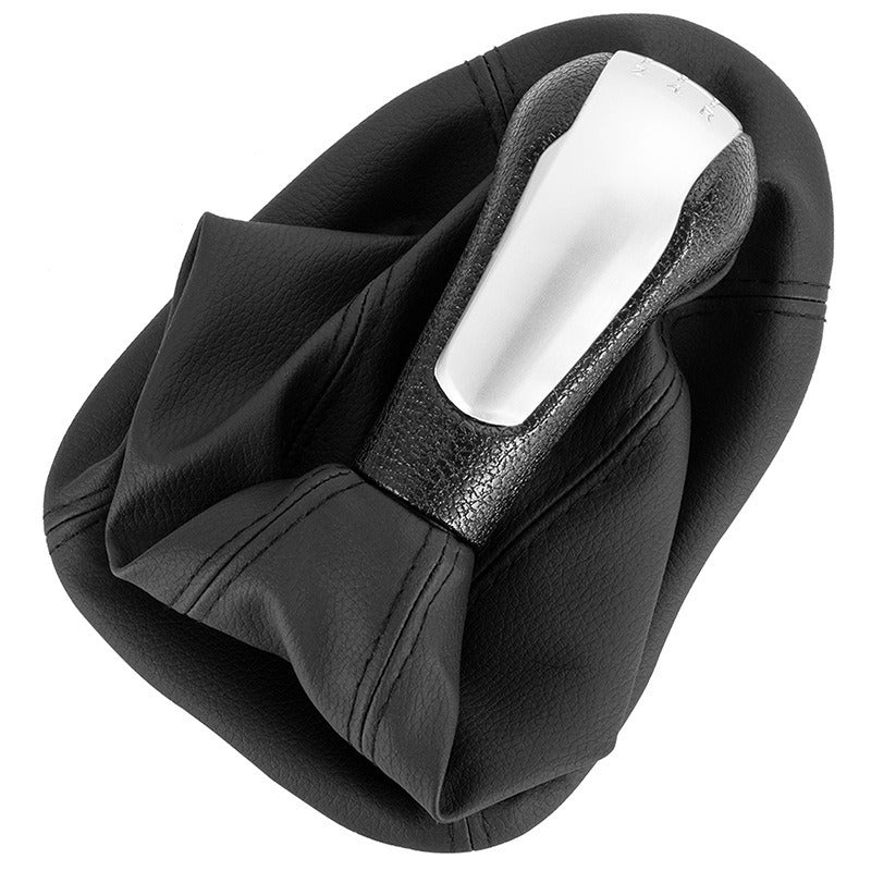 Car Manual Transmission Shift Knob and Gaiter Cover Leather Accessories