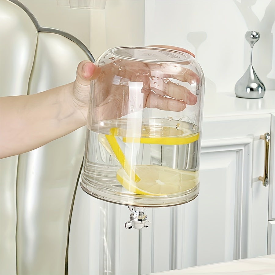 Clear Plastic Airtight Storage Jar for Coffee Snacks and Candy Kitchen Organizer