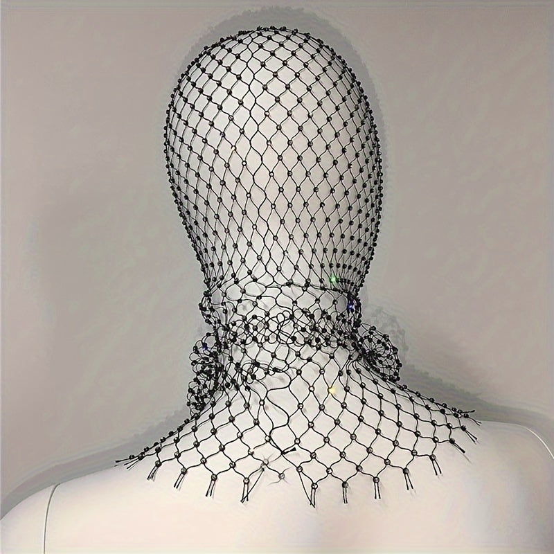 Crystal Mesh Headwear for Women Nightclub Body Jewelry Accessories