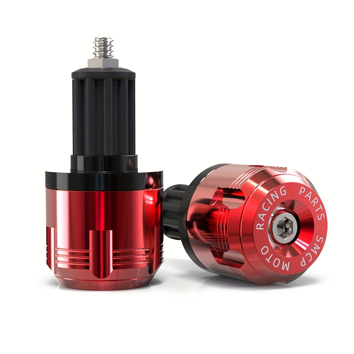 Universal Aluminum Alloy Motorcycle Handlebar Grip with Golden Dragon Head Design