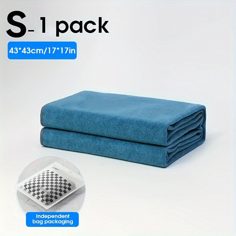 Toalla de lavado de coches de microfibra ultraabsorbente, sin marcas, para limpieza de cristales interiores