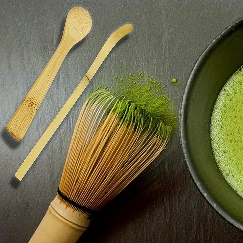 Tea Set with Matcha Whisk Spoon and Teaspoon for Traditional Matcha Preparation