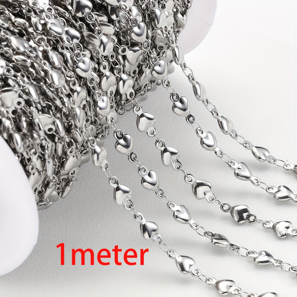 Stainless Steel Jewelry Chain 1 Meter Long for Jewelry Making