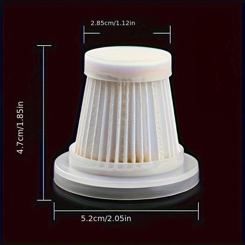 5 ta paket qayta ishlatiladigan avtomobil vakuum filtrlari uchun qoʻl bilan ishlatiladigan vakumlar, yuviladigan, yuqori samaradorlik