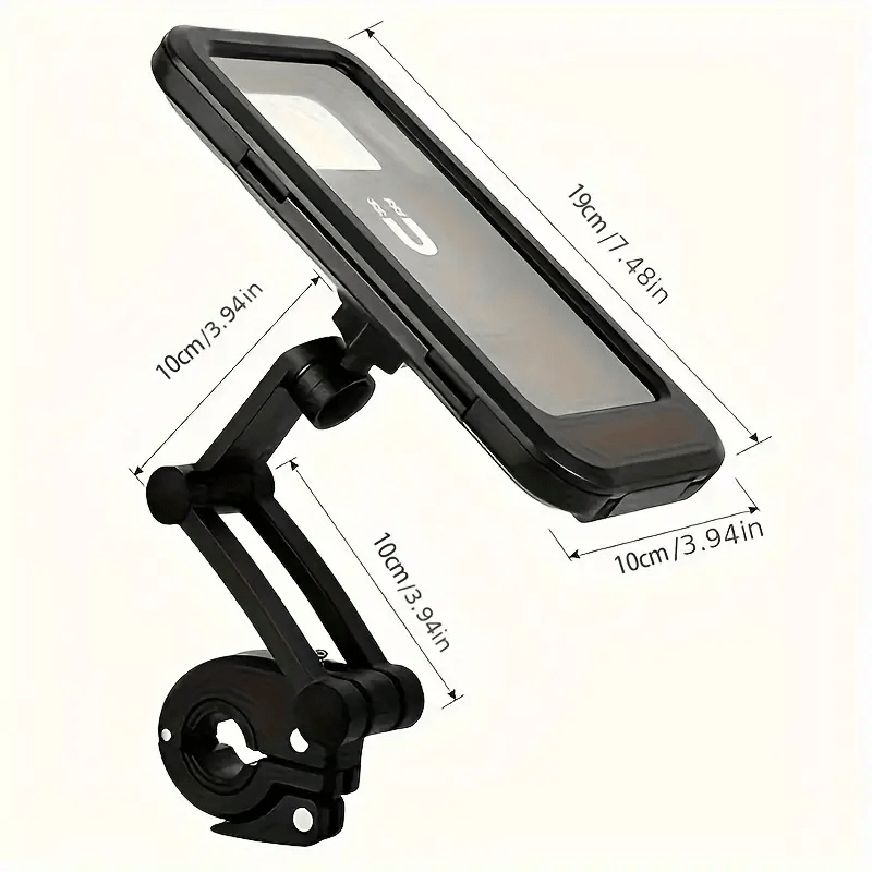 Universal Waterproof Shockproof Motorcycle Bicycle Phone Holder GPS Mount