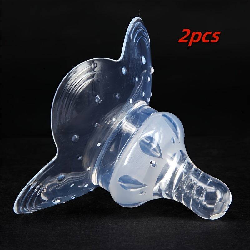 Silicone Nipple Protectors for Breastfeeding Pack of 2 BPA-Free Portable Compatible with Pumps