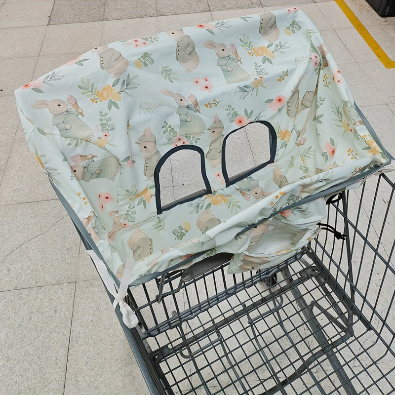 Мягкий и удобный чехол для购物车, сделанный из уютного тканого полиэстера. Этот чехол, который можно стирать в машине, также служит портативной подушкой для ручного автокресла. Идеальный подарок на Хэллоуин, День благодарения или Рождество.