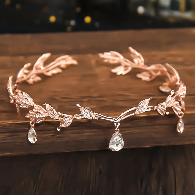 Барочная корона-тиара с стразами для костюмов и аксессуаров фейской принцессы