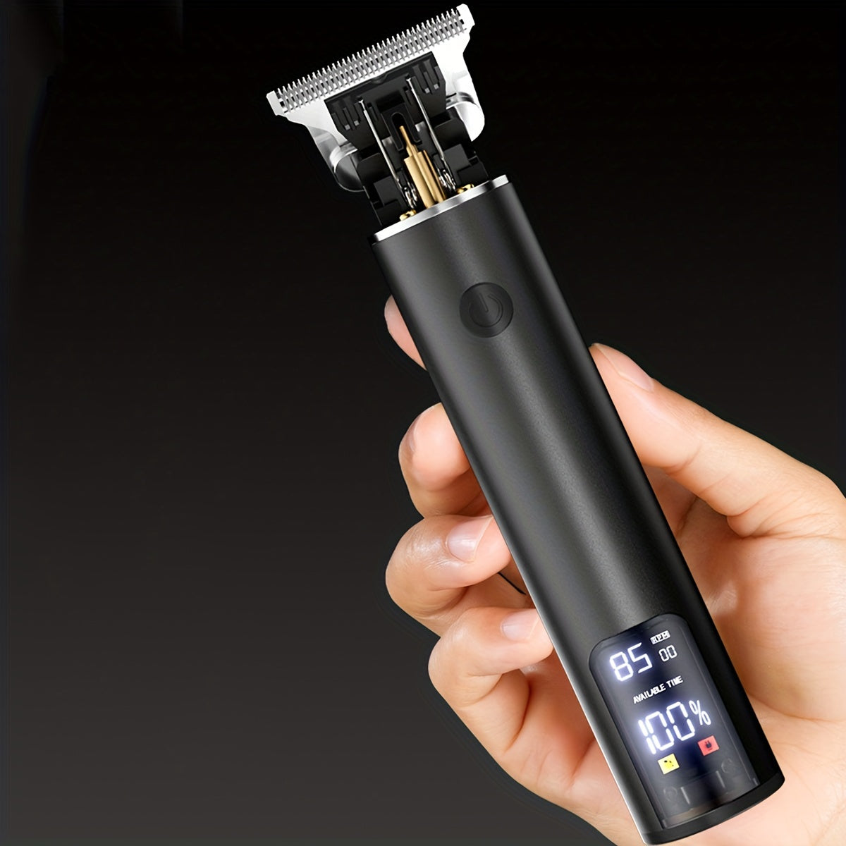Электрическая машинка для стрижки волос для мужчин, 3 скорости, USB-зарядка, умедленный дисплей для волос и бороды