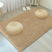 Absorbent Door Mat with Jute-Like Texture for Indoor Outdoor Entryways
