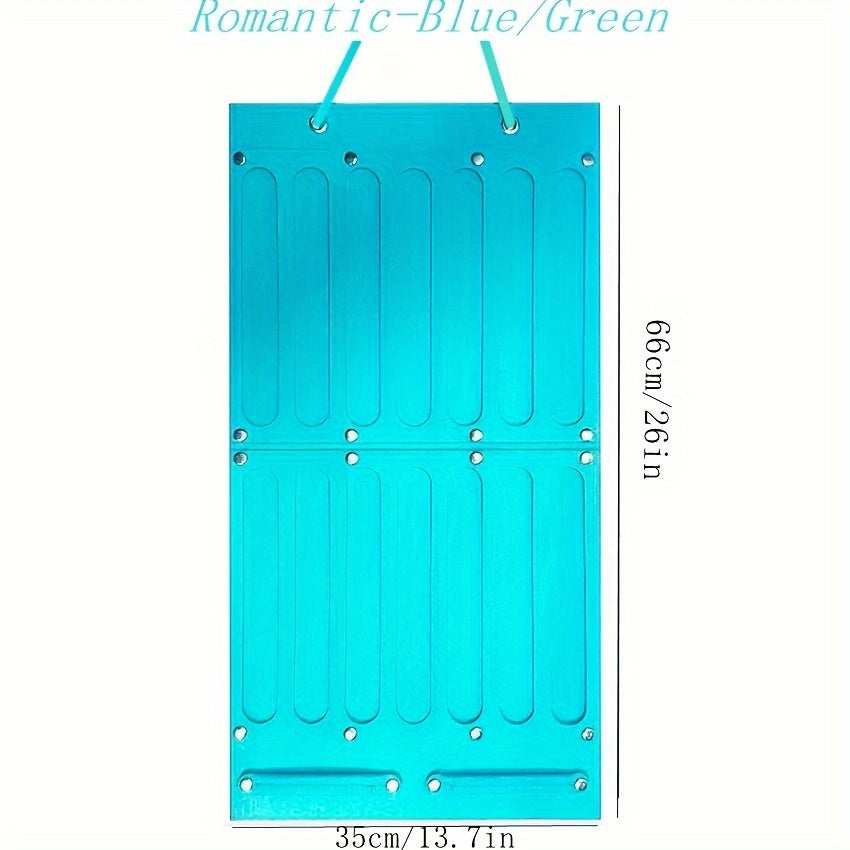 Sochni qisqich saqlash tokchasi, Ushbu osma saqlash tashkilotchisi bilan soch aksessuarlaringizni tartibga soling, devor bezak elementi