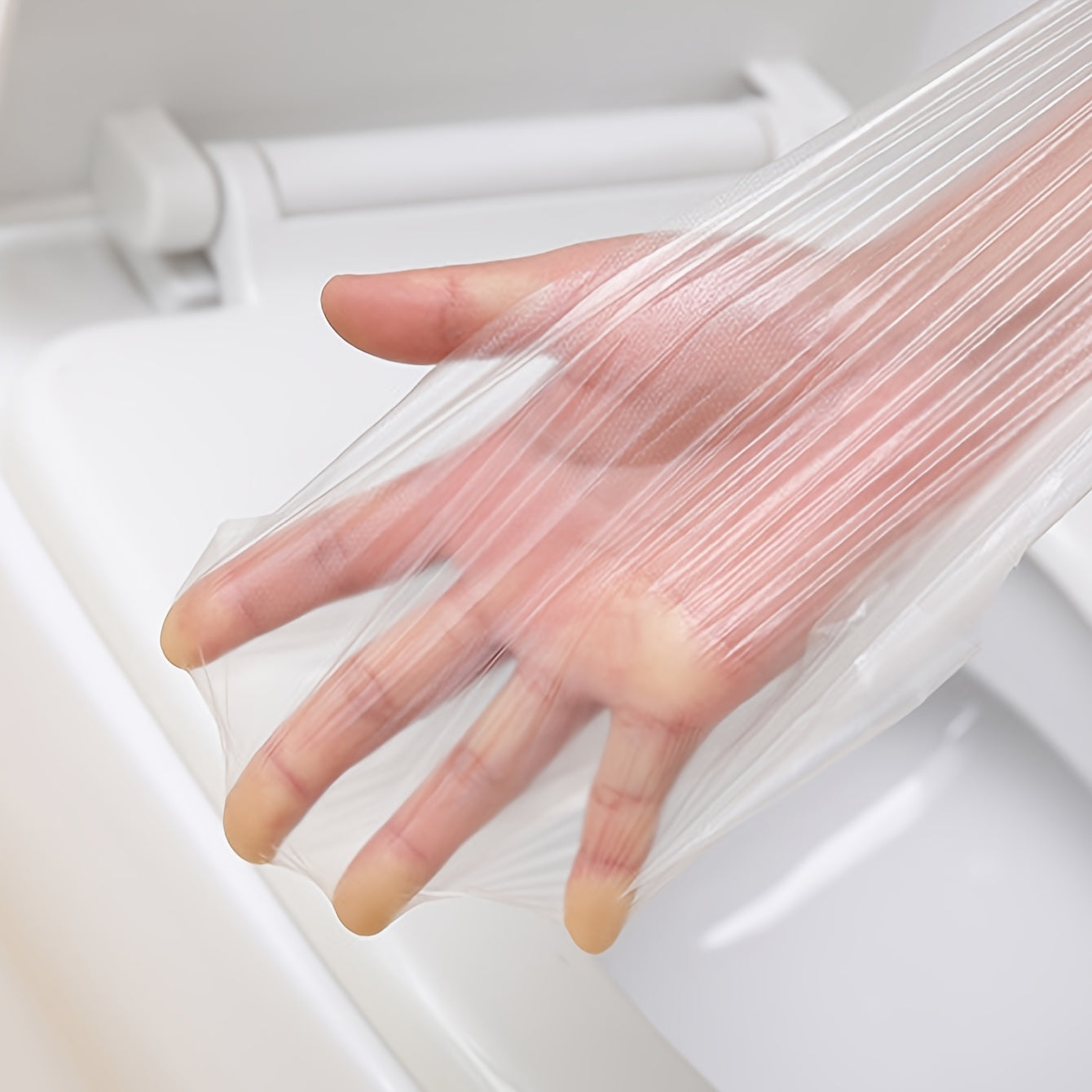 Fundas desechables impermeables para asientos de inodoro con papel acolchado, 50 paquetes