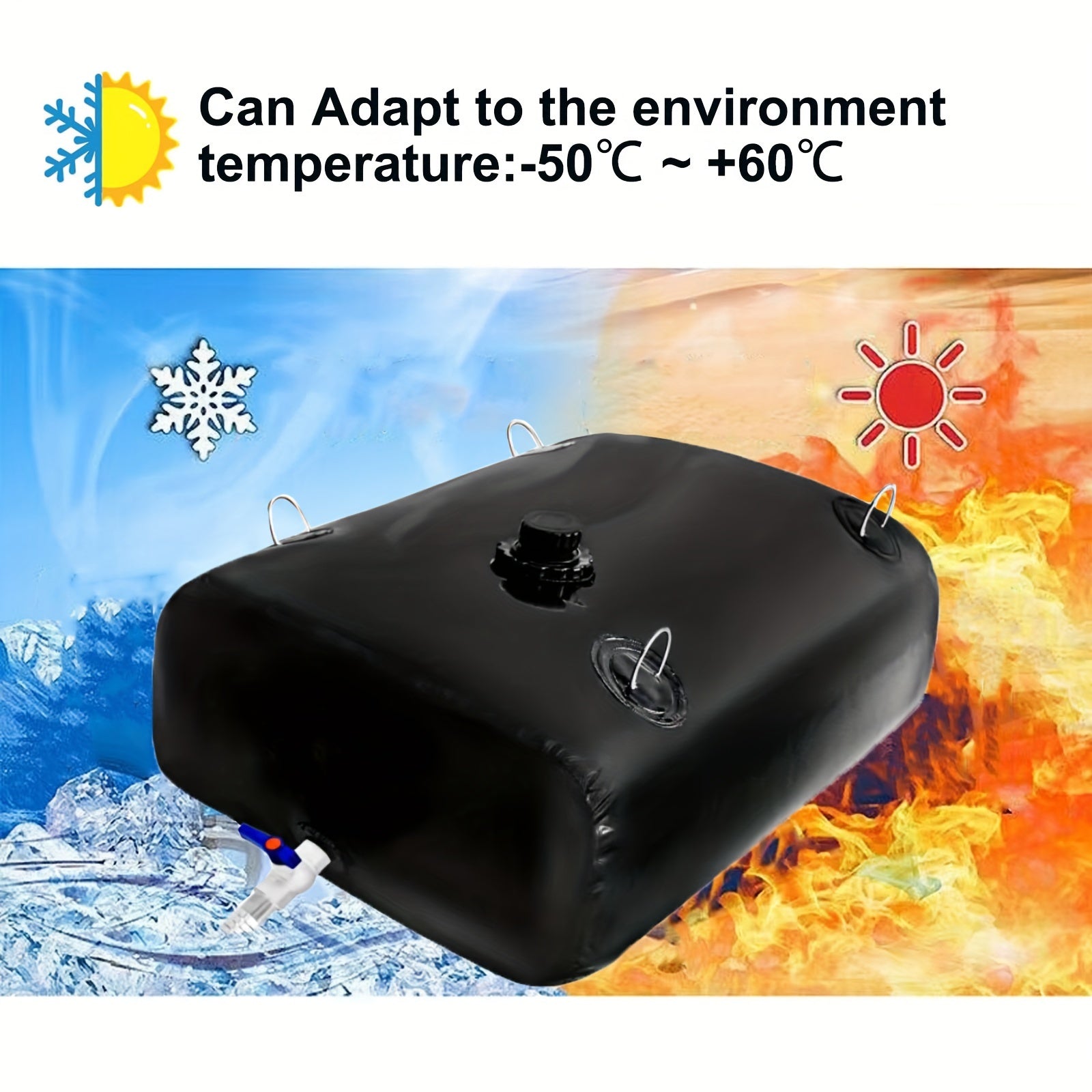 Экстра большой складной водяной резервуар для пожаротушения, сопротивления засухе, хранения воды