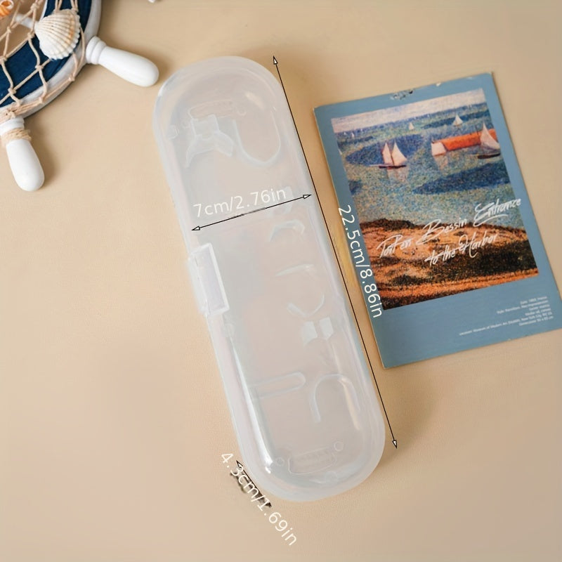 Translucent Electric Toothbrush Storage Box for Home Travel Charging