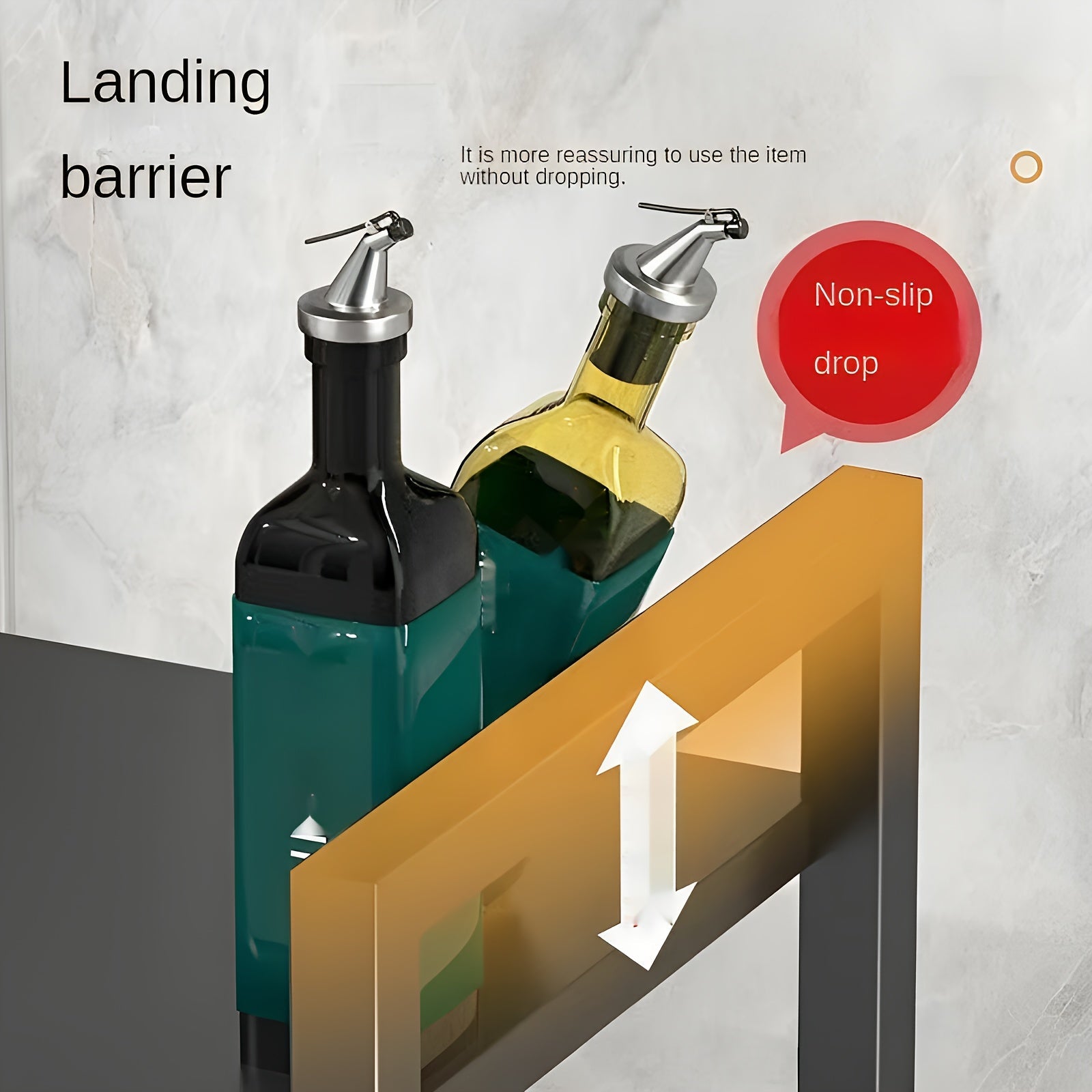 Durable Carbon Steel Kitchen Storage Rack with Adjustable Shelves for Countertop and Cabinet Organization