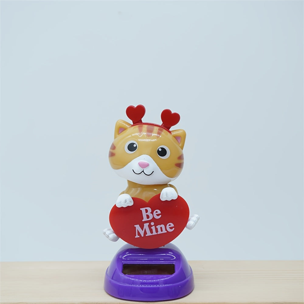 Милое украшение для панели с животным из ABS, кивок головы, автомобильный аксессуар