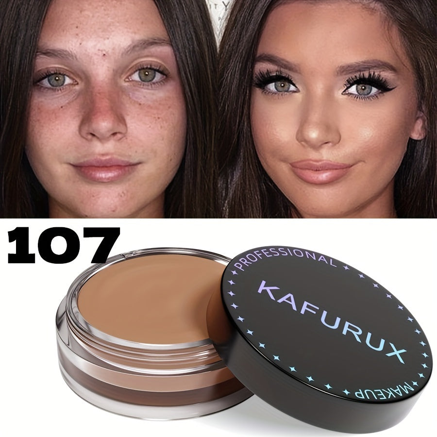 Base líquida para mujer, corrector, a prueba de agua, resistente al sudor, cobertura duradera