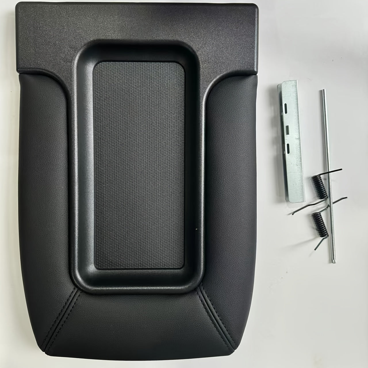 Center Console Cover Lid Replacement Kit for SUV Truck with Pins Springs Hinge