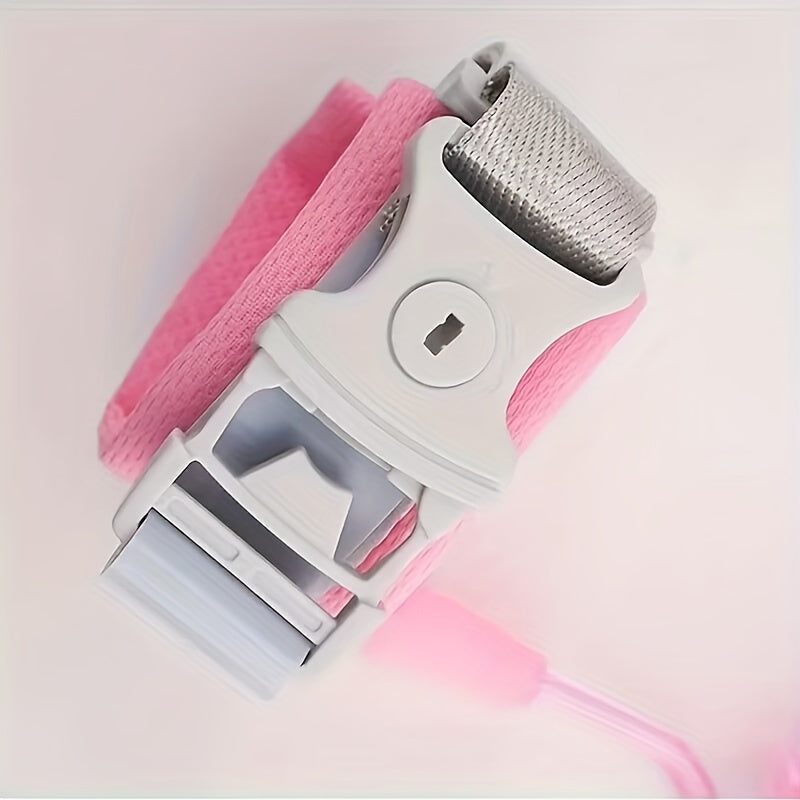 Kids Safety Harness with Lock and Wrist Link, Lead-Free Plastic, Adjustable Seat Belt