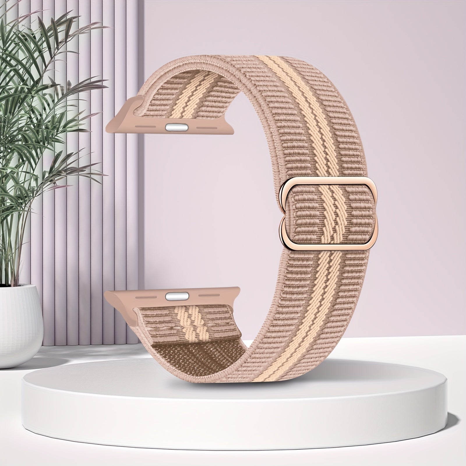 Nylon Woven Smartwatch Bands for Apple Watch Water-Resistant Adjustable Breathable Soft