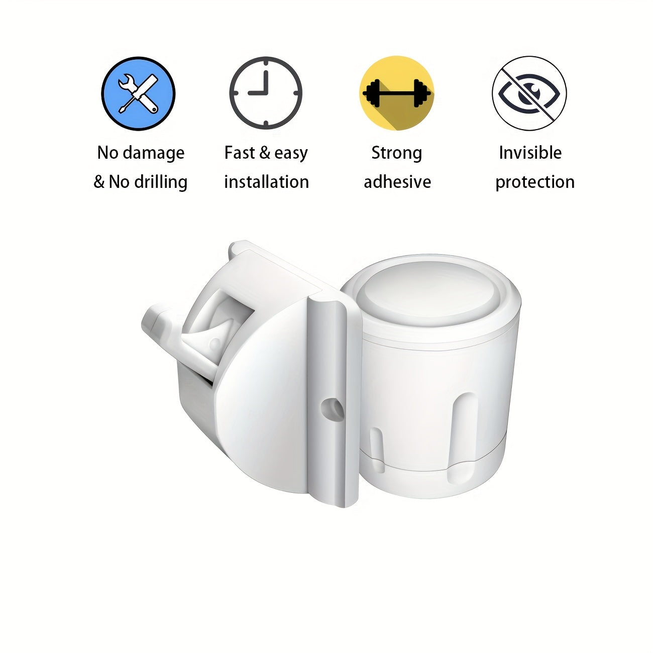 Magnetic Childproof Cabinet Locks Set of 8 No Tools Needed Safe Plastic