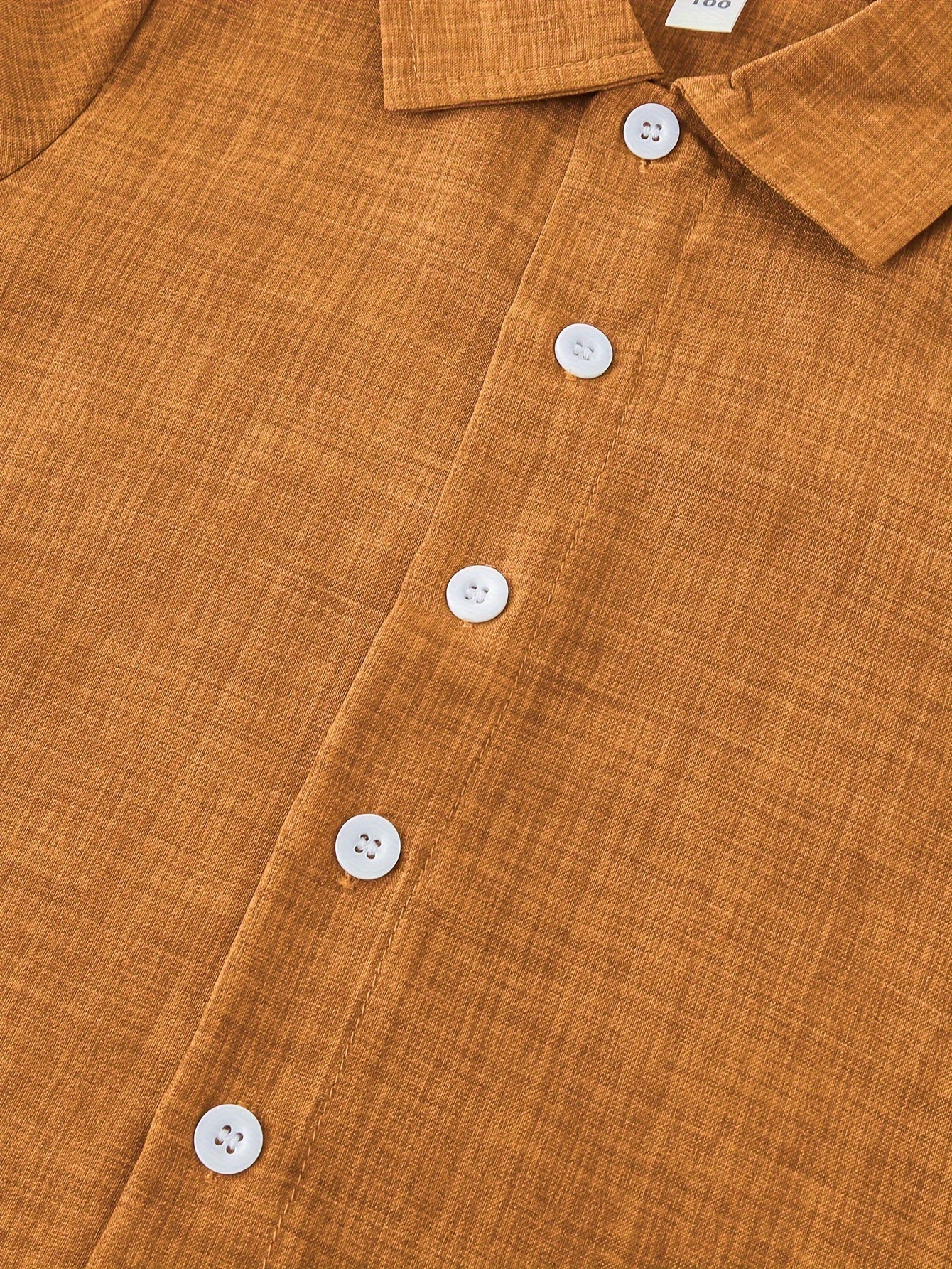 Kids Boys Summer Outfit 3-Piece Solid Color Shirt Plaid Shorts Hat Age 1-8