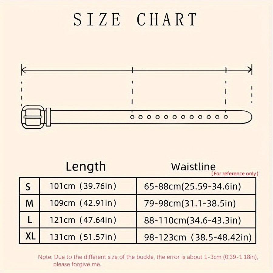 Unisex Black PU Belt with Punk Eyelet Rivets and Studs for Jeans and Pants