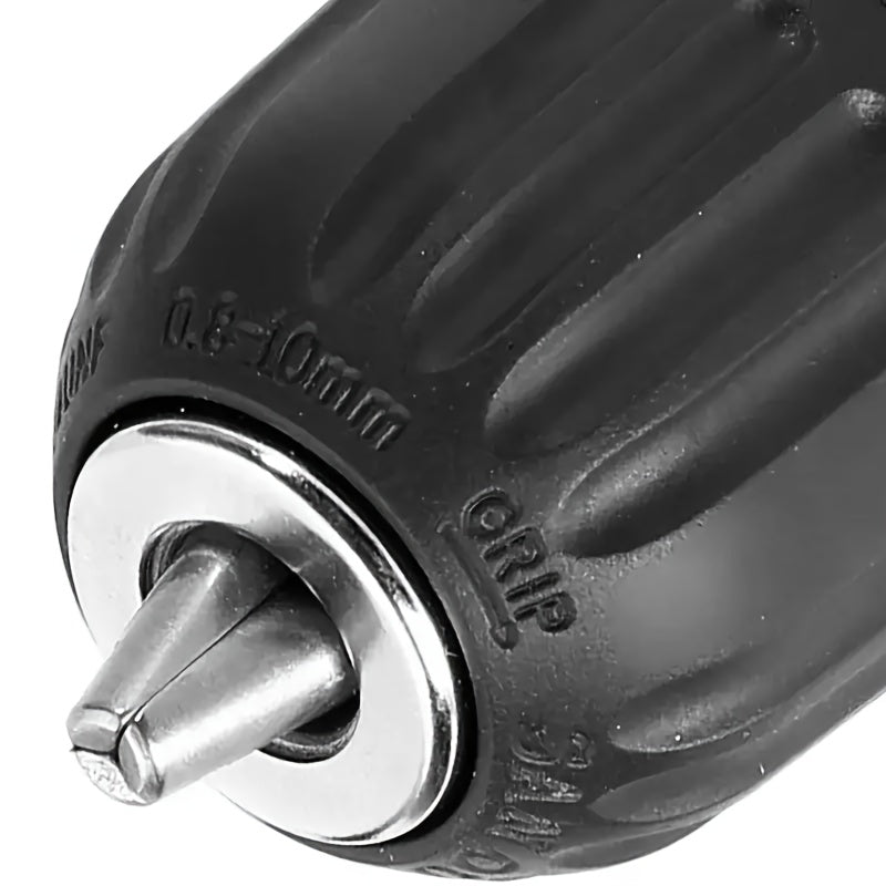 Keyless Drill Chuck Converter Metal, 0.8-10mm Capacity, 3/8-Inch Thread