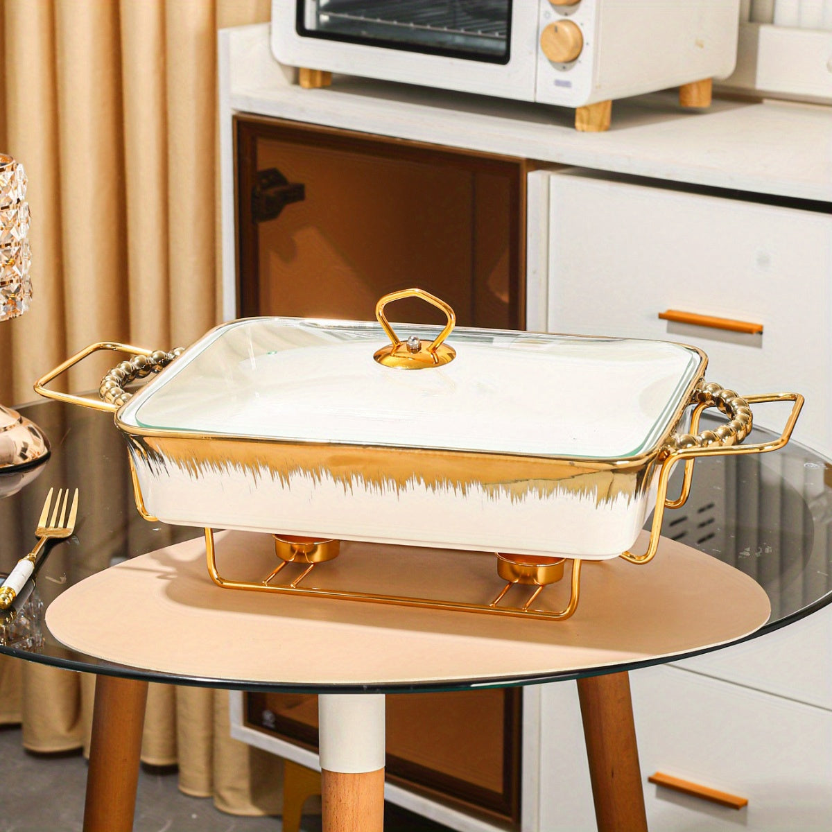 Керамический сервировочный набор тарелок, формы для выпечки, изолированные кастрюли для хлеба, пиццы