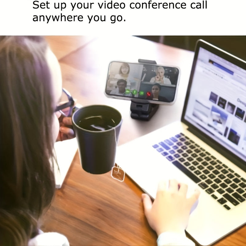 Sayohat va qo'ldan ozod foydalanish uchun universal aviatsiya telefon stendi tutqichi