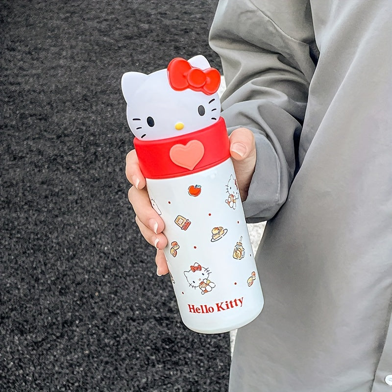 350ML Insulated Sanrio Kuromi Water Cup, Portable Straight Drinking Cup