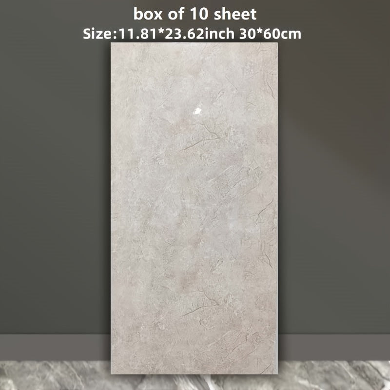 Self-Adhesive Foam Marble Wall Tiles 10pcs 20pcs Waterproof Puzzle Pattern for Living Room Kitchen Bathroom