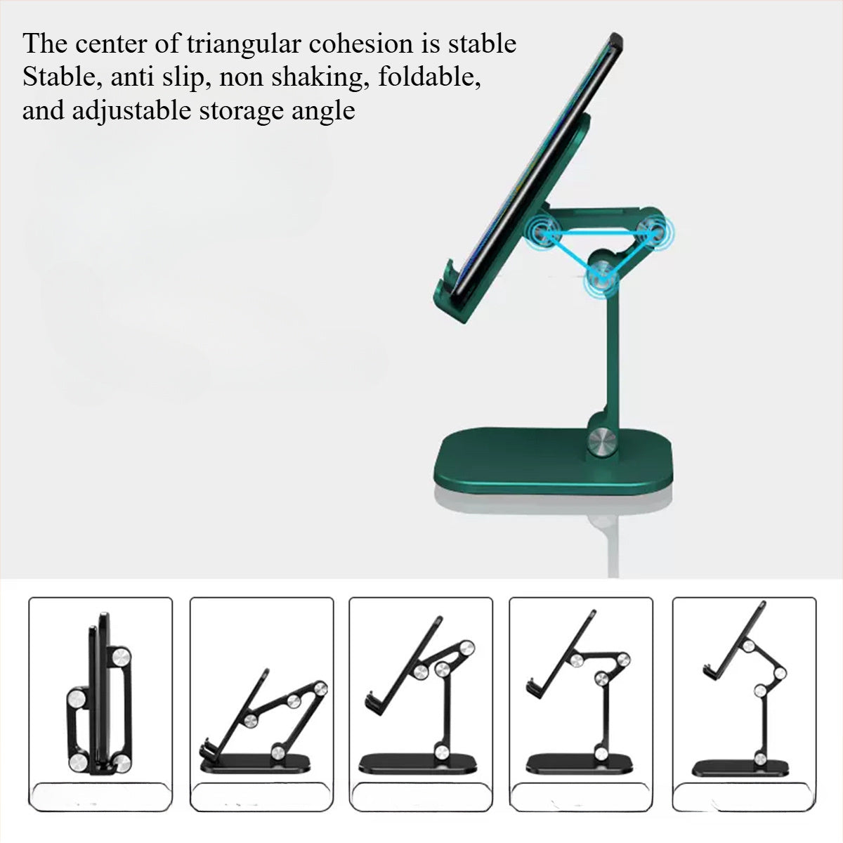 Adjustable Foldable Plastic Phone Stand for Watching Drama Portable Desk Accessory