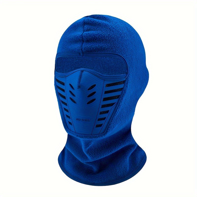 Unisex Thermal Windproof Cycling Balaclava with Visor for Skiing and Motorcycles