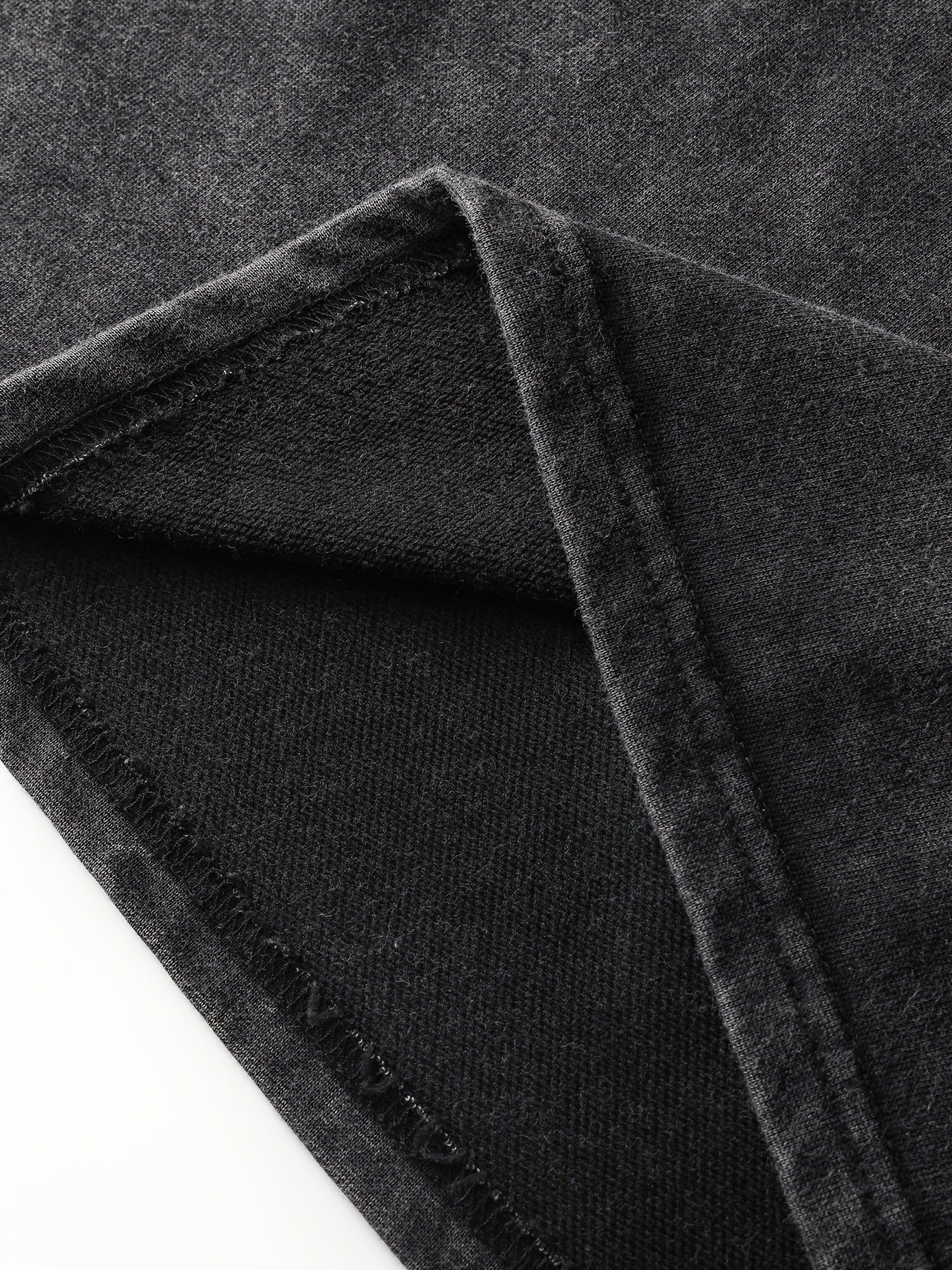 Women's Black Distressed T-Shirt with Pink Bow Print Short Sleeve Crew Neck Summer Cotton Blend