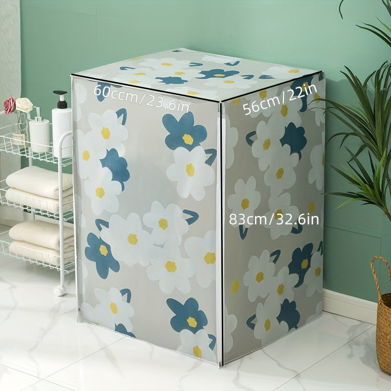 Waterproof Plastic Cover for Washing Machines with Side and Top Openings Commercial Use