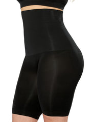 Plus Size High-Waisted Tummy Control Shorts for Women Seamless Breathable