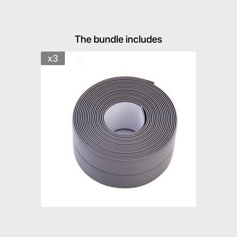 Waterproof Self-Adhesive Sealing Tape for Bathroom and Dorm Room Decor