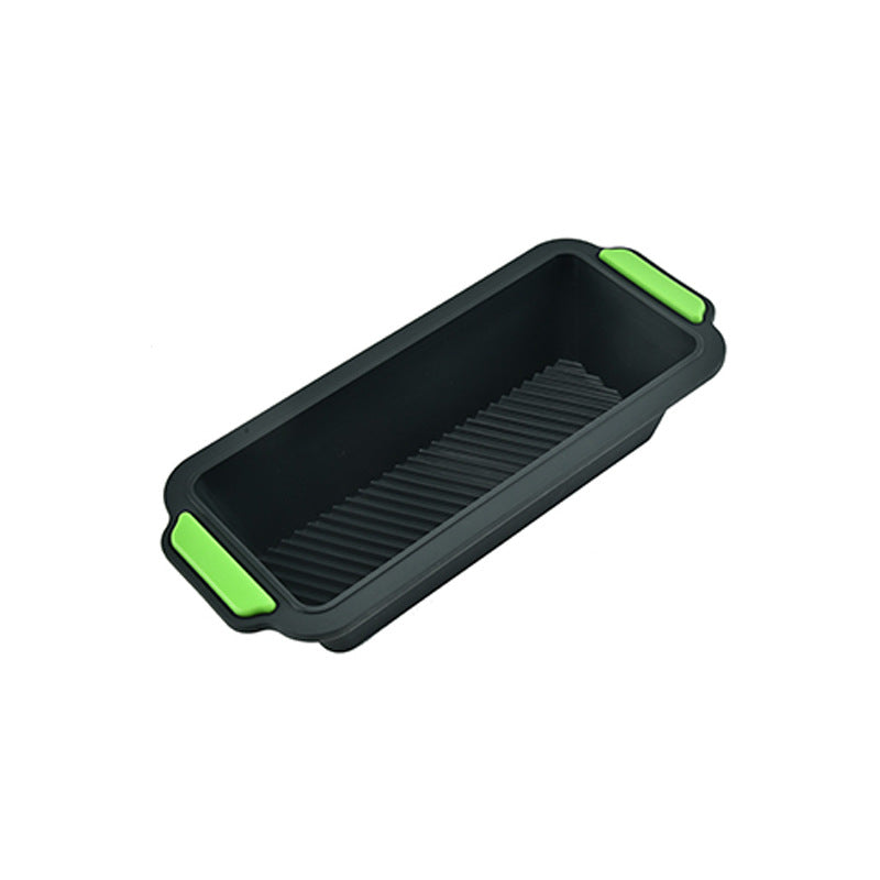 Yog‘ochsiz silikon kek qoliplari, to‘rtburchak pishirish asbobi, BPAsiz, issiqlikka chidamli