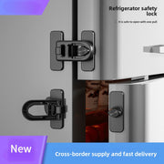 Refrigerator Door Lock Switch Rotatable No Drilling Multifunctional