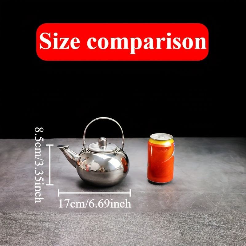 Uy va ofis uchun filtrlash bilan 1L zanglamaydigan po'latdan yasalgan choynak