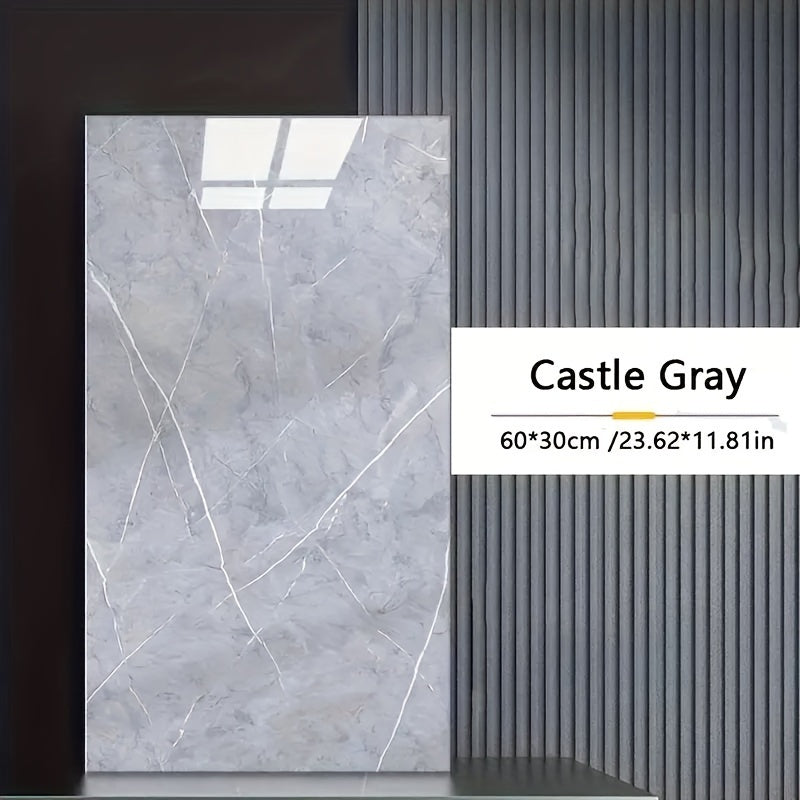 20 dona oq marmar vinil plitkalar oshxona va hammom uchun orqa panel uchun 59.97x30 sm peel and stick