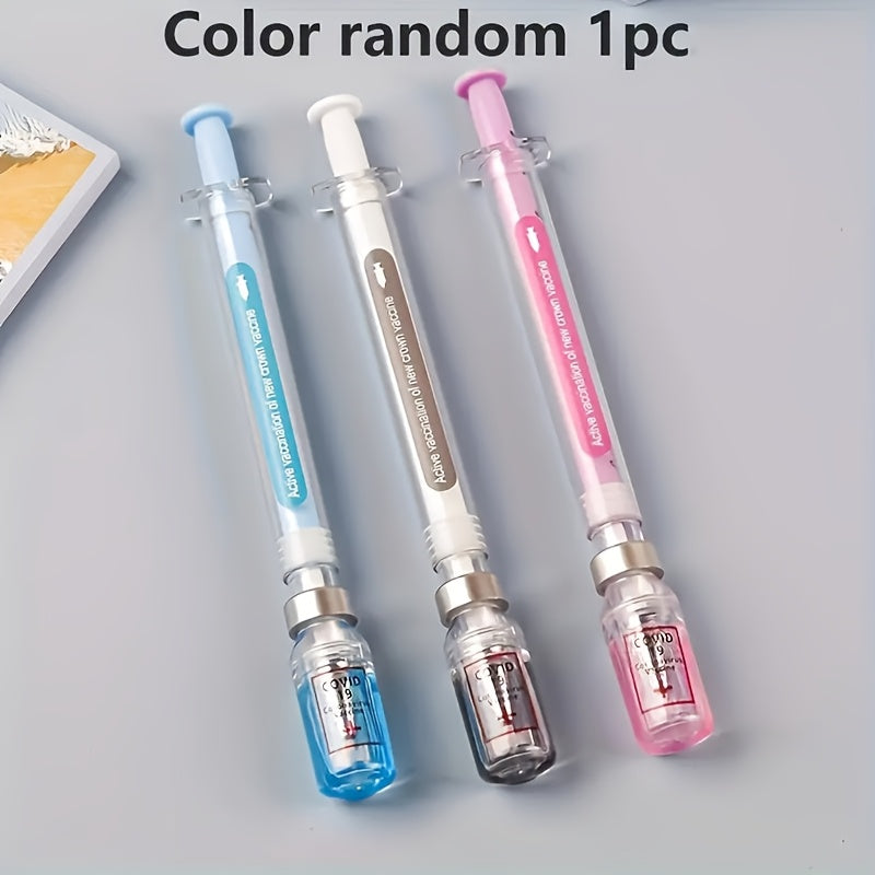 Decompression Signature Rollerball Pen for Medical Professionals and Students Vaccine Theme Mixed Color
