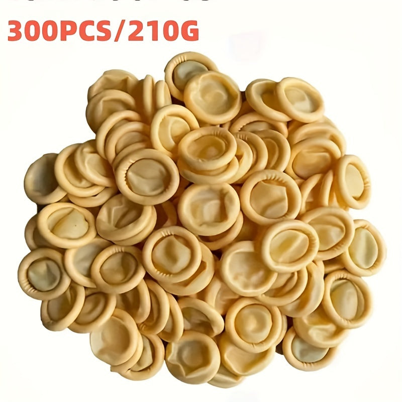 Disposable Rubber Finger Covers 2cm x 7cm Water-Resistant Anti-Slip Touch Screen Gloves for Cleaning Electronics and Kitchen