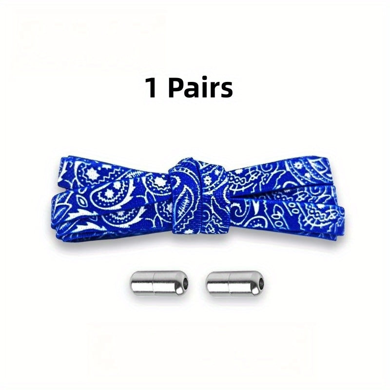 Adult No Tie Elastic Shoe Laces Pair Low Profile Easy To Wear