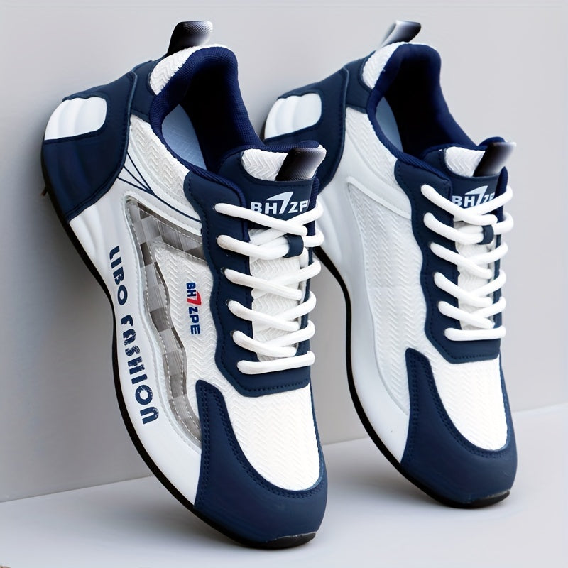 Men's All-Season Non-Slip Lace-Up Running Shoes for Outdoor Workouts