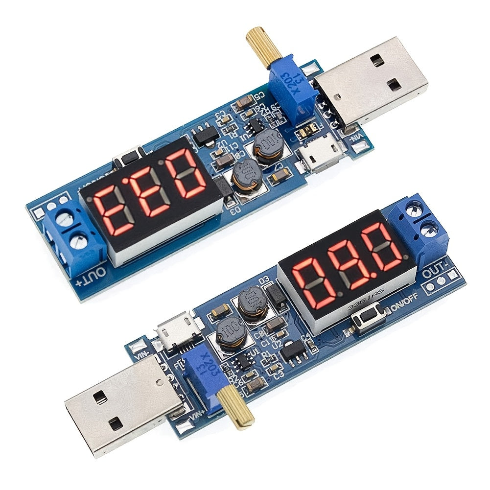 5-to'plam USB Buck Boost Converter 3.5V-12V dan 1V-24V gacha sozlanadigan quvvat manbai