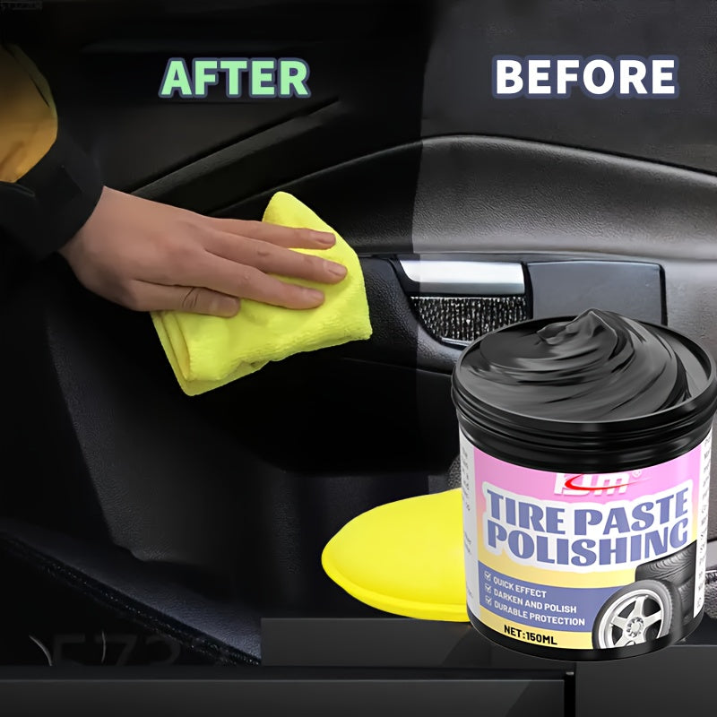 Cera renovadora de arañazos de plástico para neumáticos y molduras 150ml