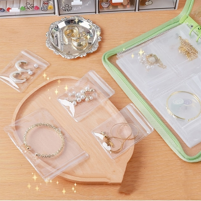 10/20 Pieces Anti-Oxidation Jewelry Storage Box Set with Sealed Bag and Zipper Booklet